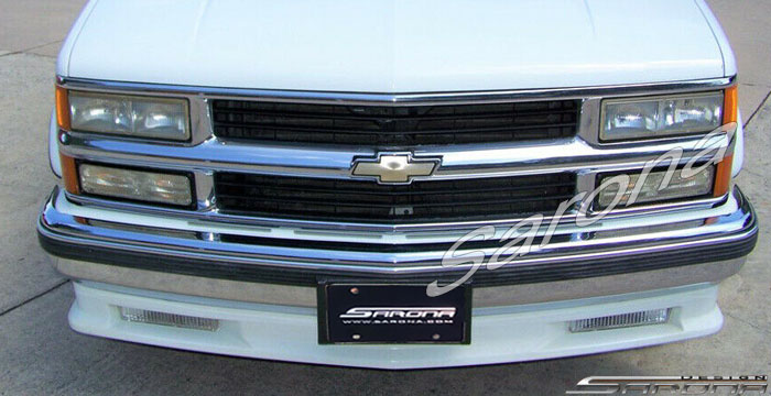 Custom Chevy Silverado  Truck Front Lip/Splitter (1988 - 2000) - $375.00 (Part #CH-025-FA)